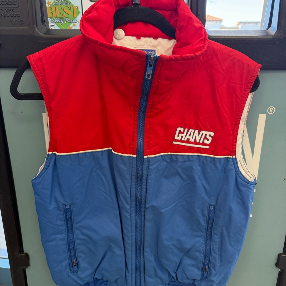 Vintage 1980s/1990s Starter NFL New York Giants puffer vest